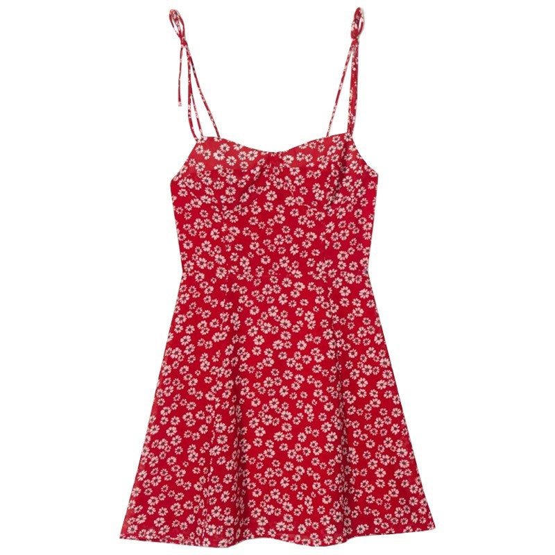 Womens Sexy Figure-Hugging Slimming Vintage Lace-Up Slip Dress