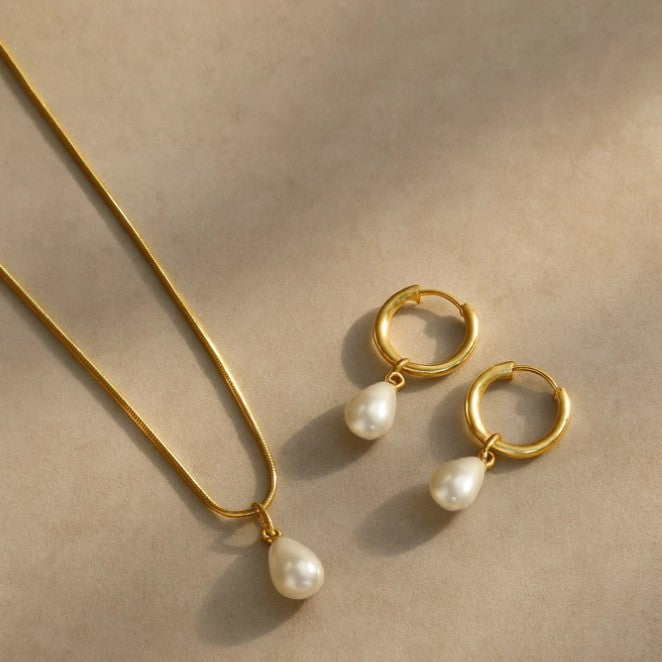 Stylish And Exquisite Necklace And Earrings Set