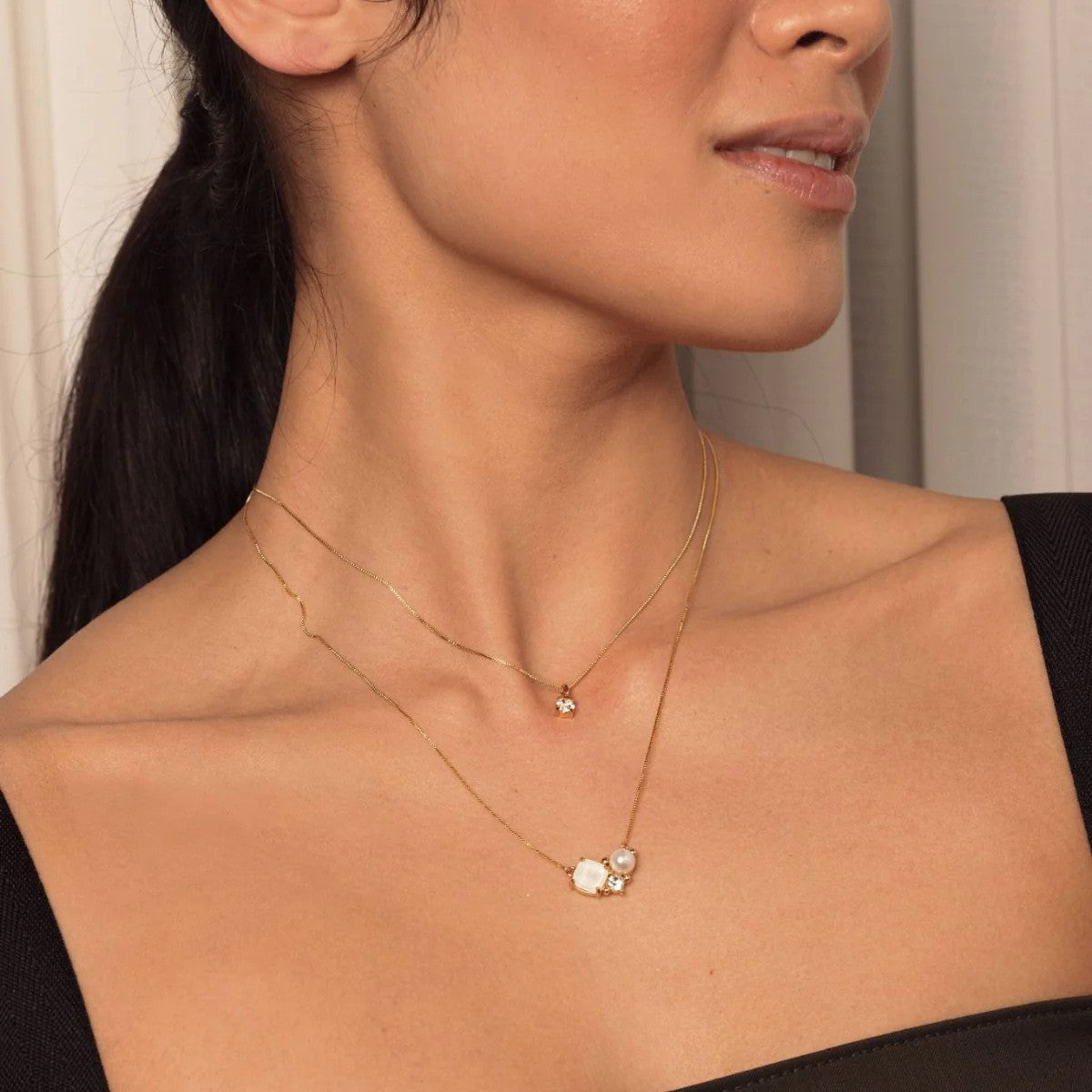 Stylish Zircon Clavicle Necklace For Women