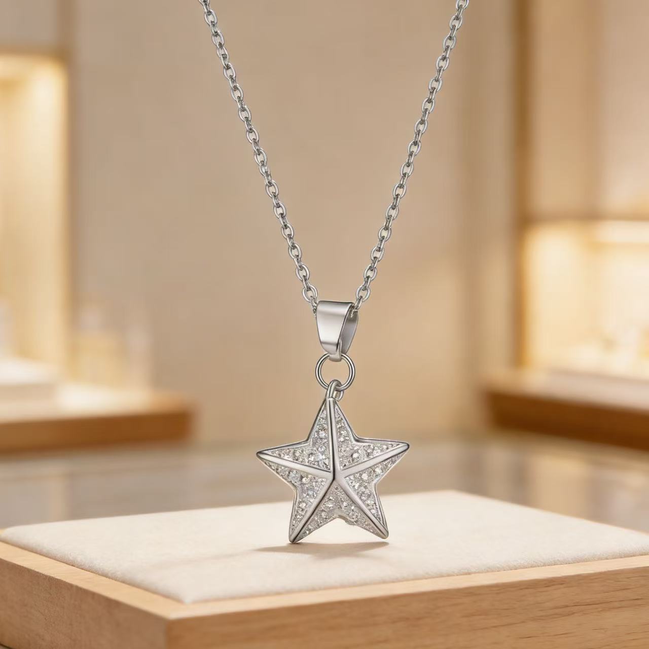 Fashionable Double Heart Love Pendant Womens Style