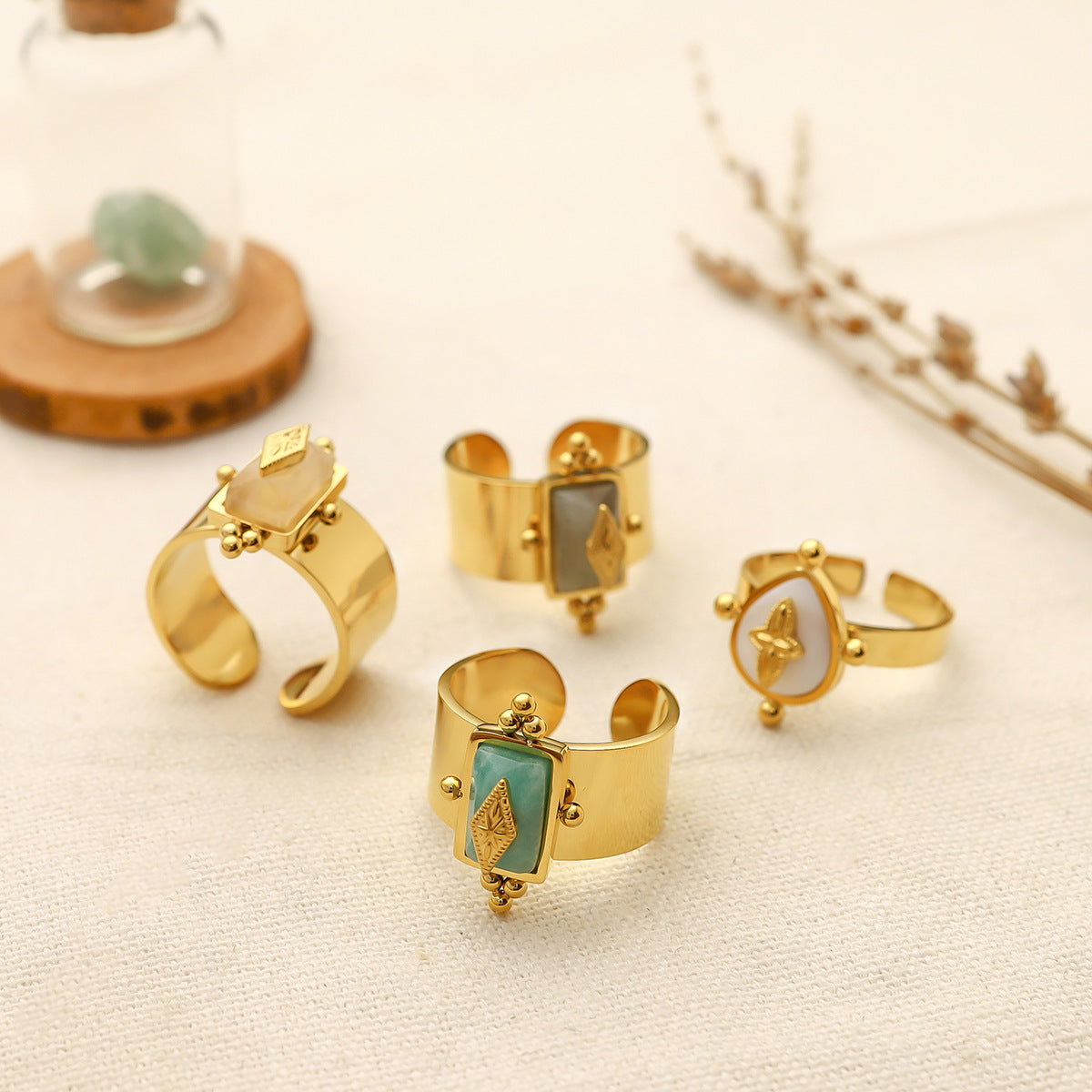 Colorfast Ring For Women Instagram-style Titanium Steel