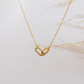 Light-luxury Minimalist Interlocking-link Necklace