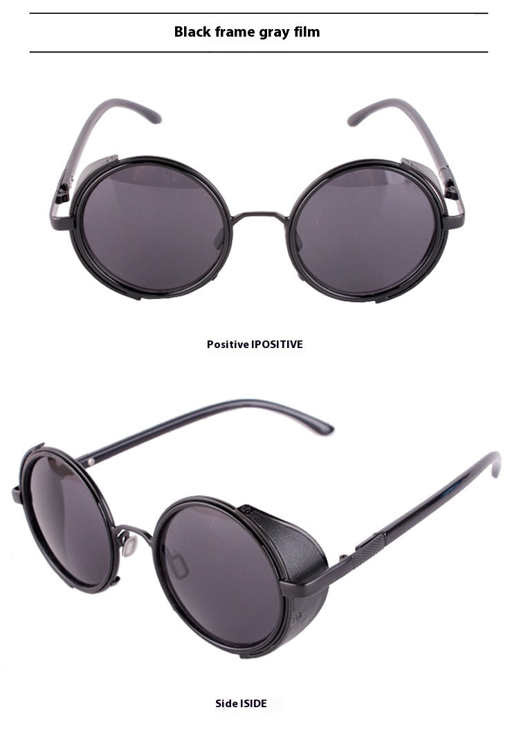 Round Retro Sunglasses Fashion UV Protection Sunglasses
