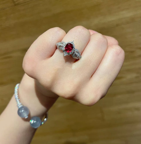 High-end Gemstone Vintage Design Ring