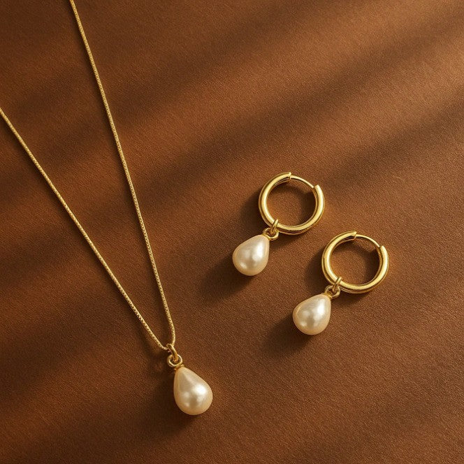 Stylish And Exquisite Necklace And Earrings Set