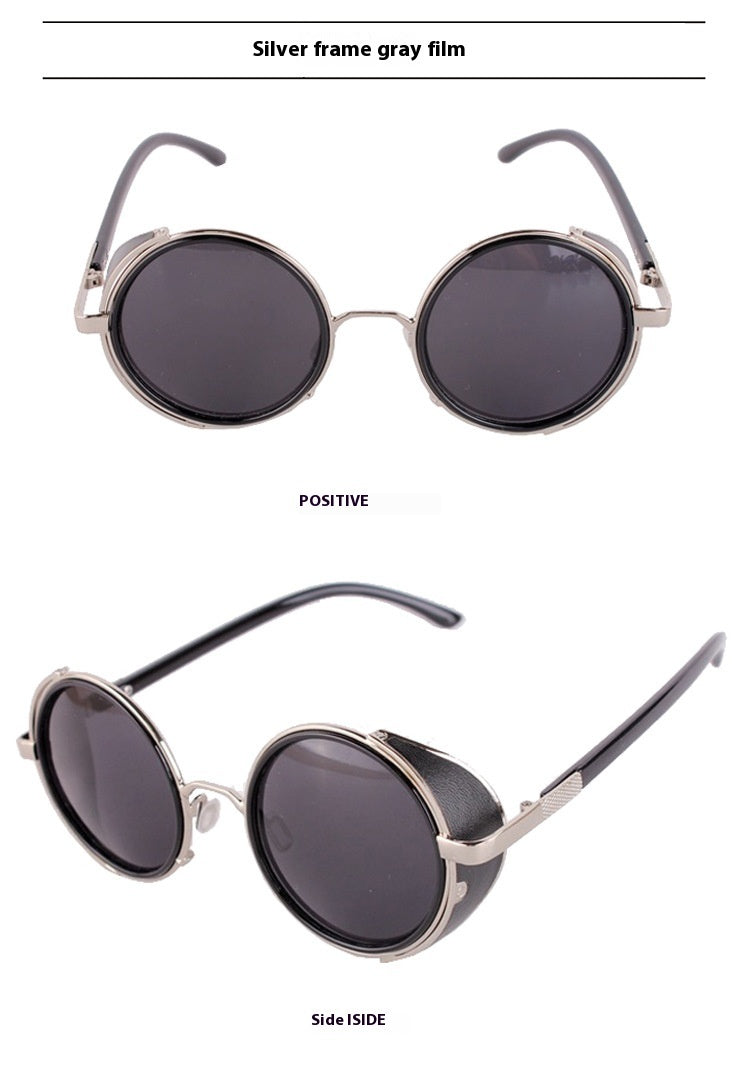 Round Retro Sunglasses Fashion UV Protection Sunglasses