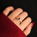 High-end Gemstone Vintage Design Ring